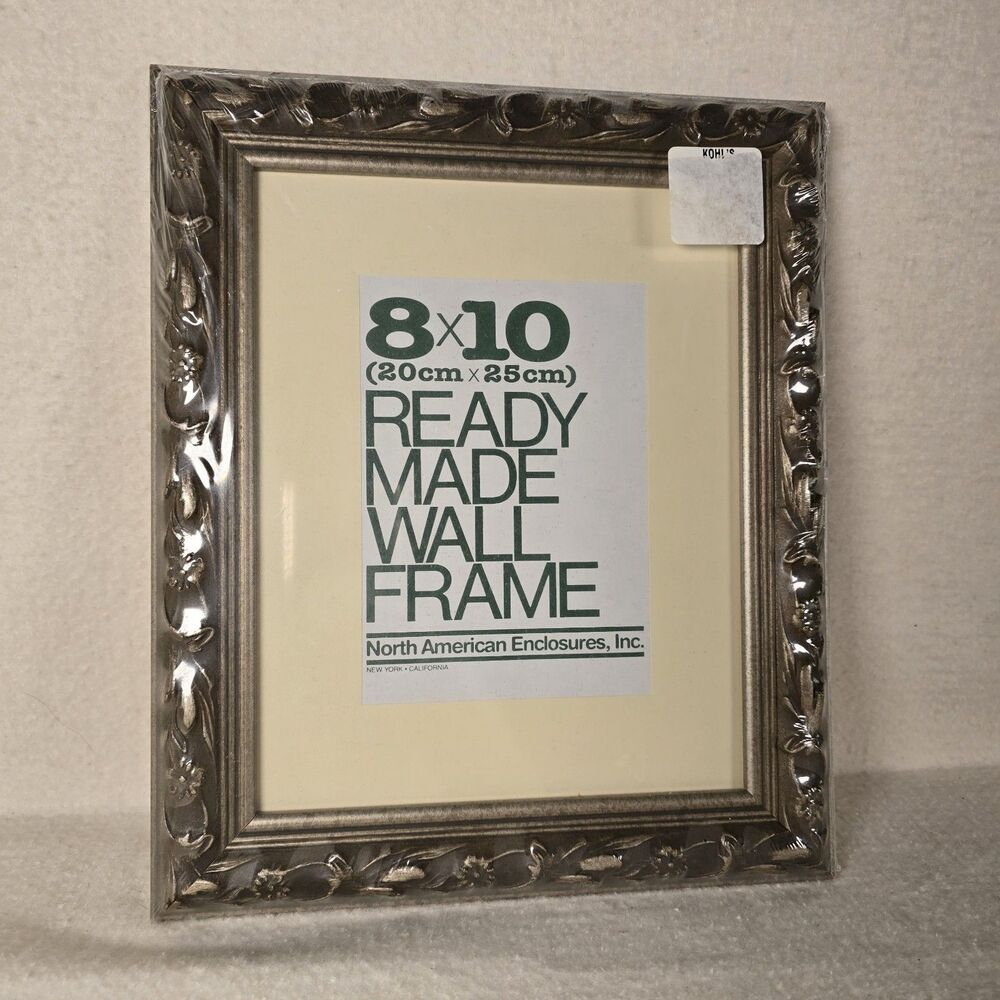 North American Enclosures Ornate Gray 8x10 Picture Frame BRAND NEW